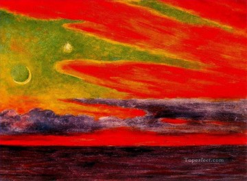 Diego Rivera Painting - evening twilight at acapulco 1956 Diego Rivera